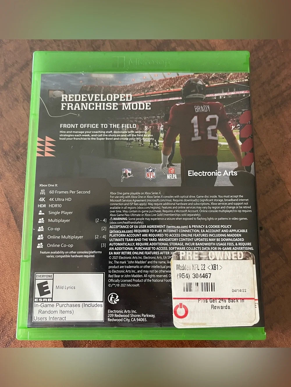 Madden NFL 22 Xbox One • Xbox Series X  4K Ultra HD